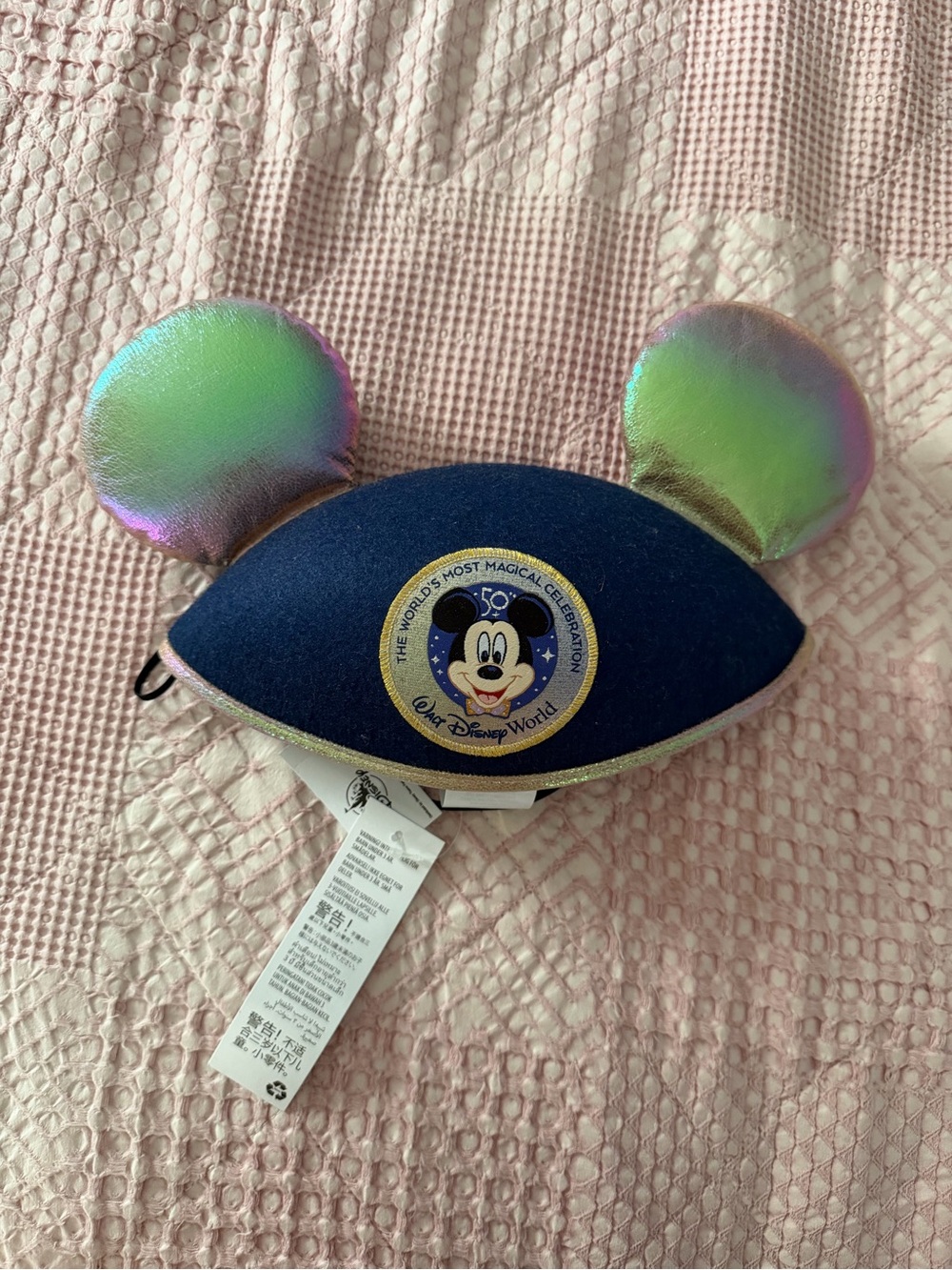 Disney Mickey Ear Headband Walt Disney World 50th anniversary